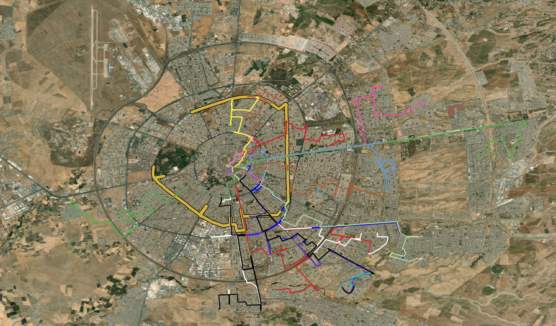 Hawler routes in progress
